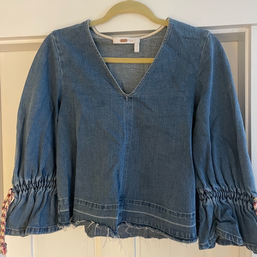 Chloe denim top